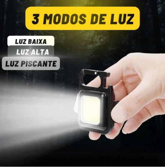 Mini Lanterna Com led Portátil/USB