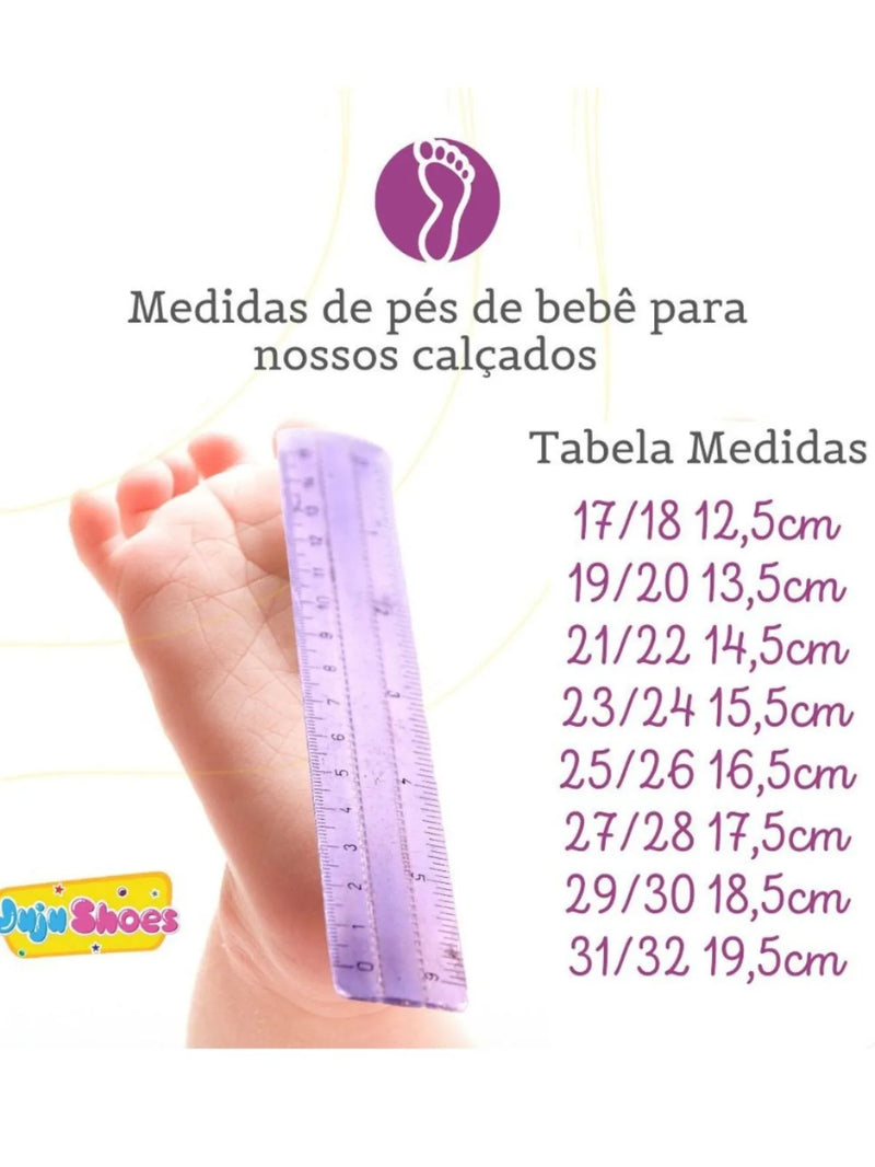Sandália Infantil Juju Baby Laço -  Rosa