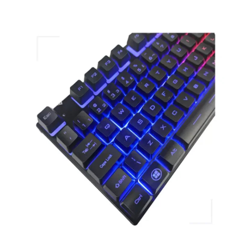 Kit de teclado e mouse gamer - cor preto
