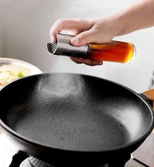 Garrafa de óleo de cozinha spray de óleo de cozinha dispensador de óleo de sp