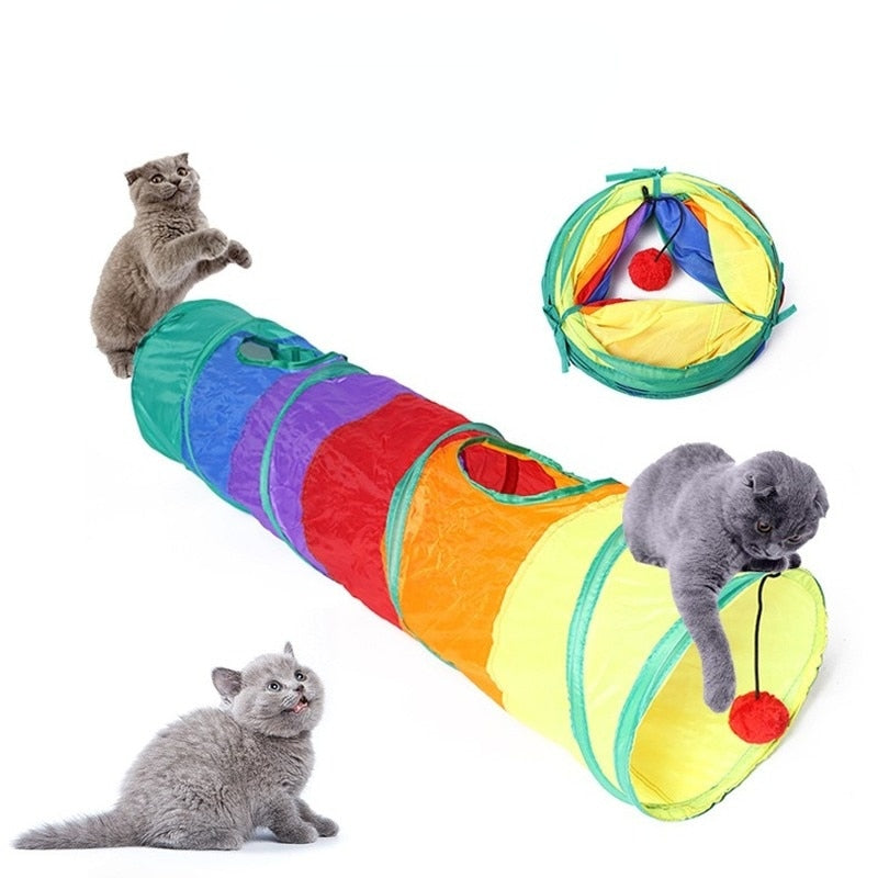 Brinquedo Túnel para Gatos